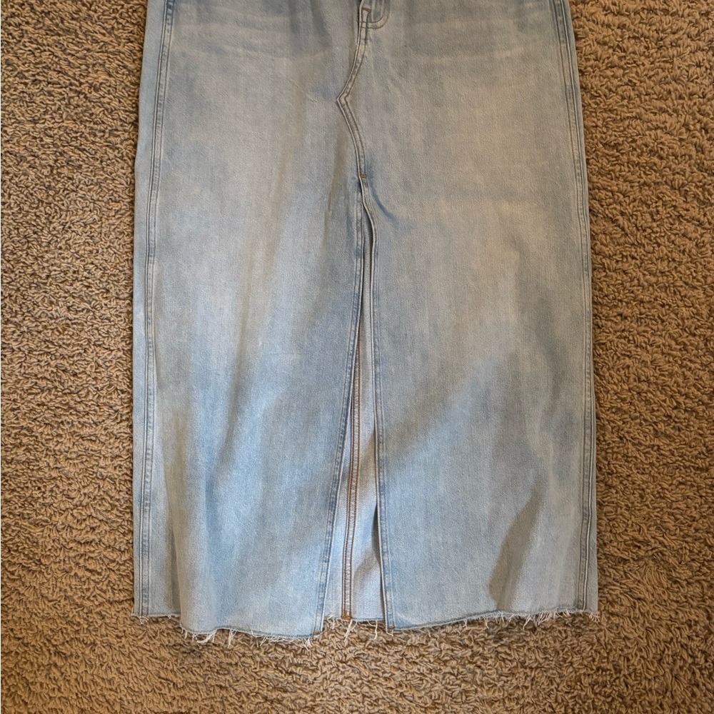 Madewell Light Blue Denim Skirt
